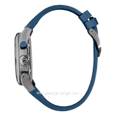 CHRIST VERRA Velocity Chrono CV 12254G-36B BLK/BLU Men's Watches Blue Black Rubber Strap